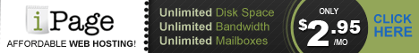iPage Affordable Web Hosting only $3.50/mo