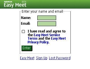 NokiaEasyMeet_SMS_Login