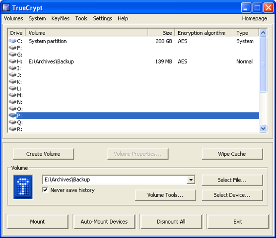 TrueCrypt